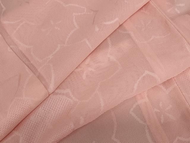 平和屋着物＊夏物 小紋 紗 花づくし 正絹 逸品 AABB0555st