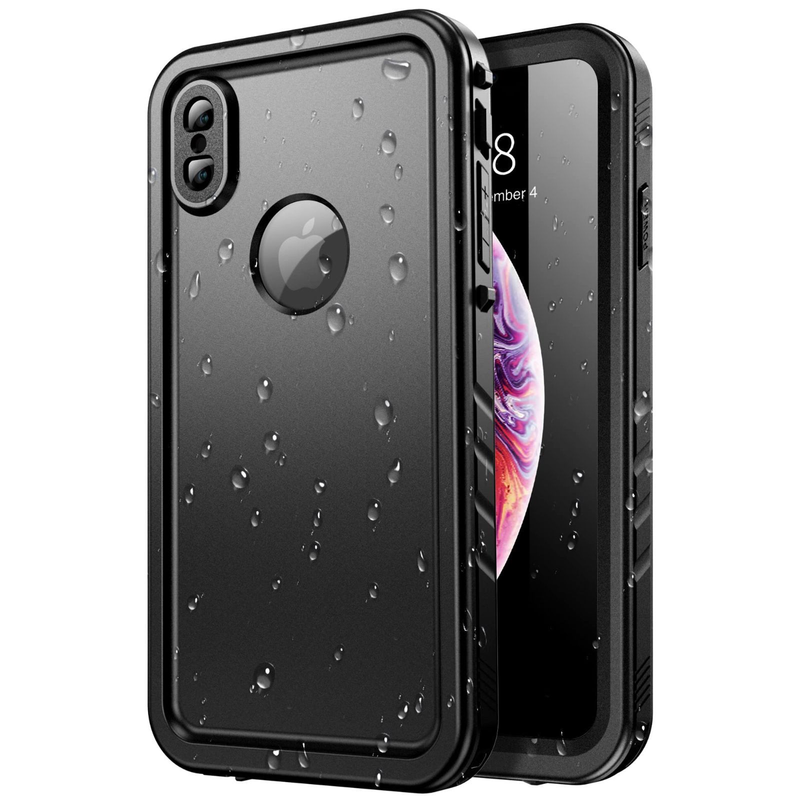 【人気商品】iPhoneXS Max (6.5インチ) 防水ケース 防水ケース IP68規格 完全防水 耐衝撃 Max 防塵 防雪 保護ケース XS 指紋認証対応 軽量 無線充電サポート 水泳 iPhone お風呂 防水ケース (iPhone SPORTLIN