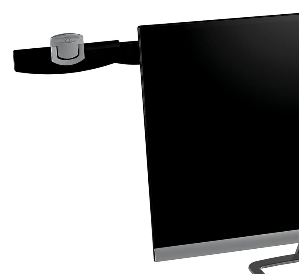 3M Document Clip DH240MB - Copy holder - black， silver