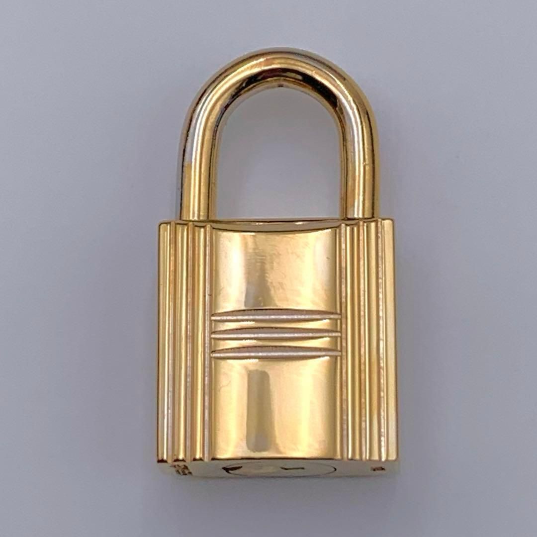 HERMES エルメス カデナ 104番 ゴールド 24Kメッキ 鍵付き 南京錠