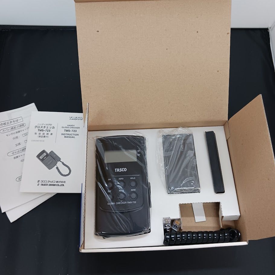 TASCO タスコ ハンディ光沢計 グロスチェッカー TMS-723 センサー ケーブル 説明書付 102871