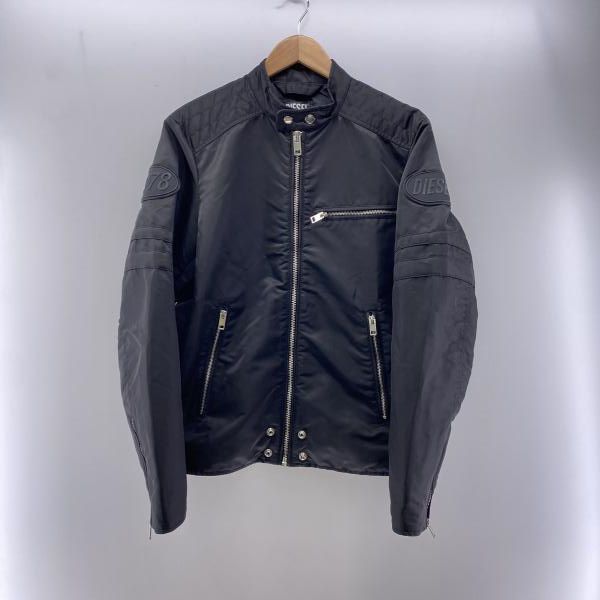 中古】DIESEL J-Glory シングル ライダースジャケット ブラック M