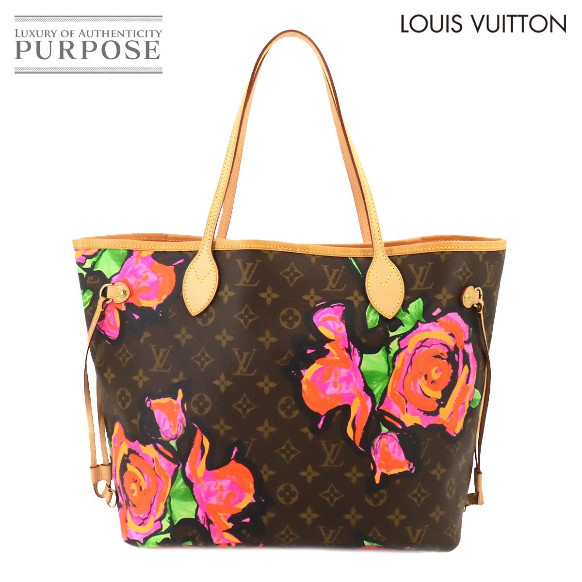 新品同様 ルイ ヴィトン LOUIS VUITTON モノグラム ローズ ネヴァー 