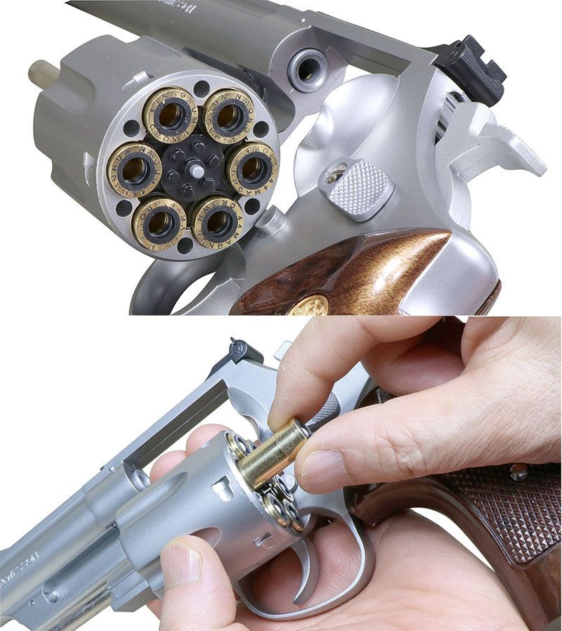 クラウンモデル S&W M629 8インチ シルバー 18才以上用ガスリボルバー