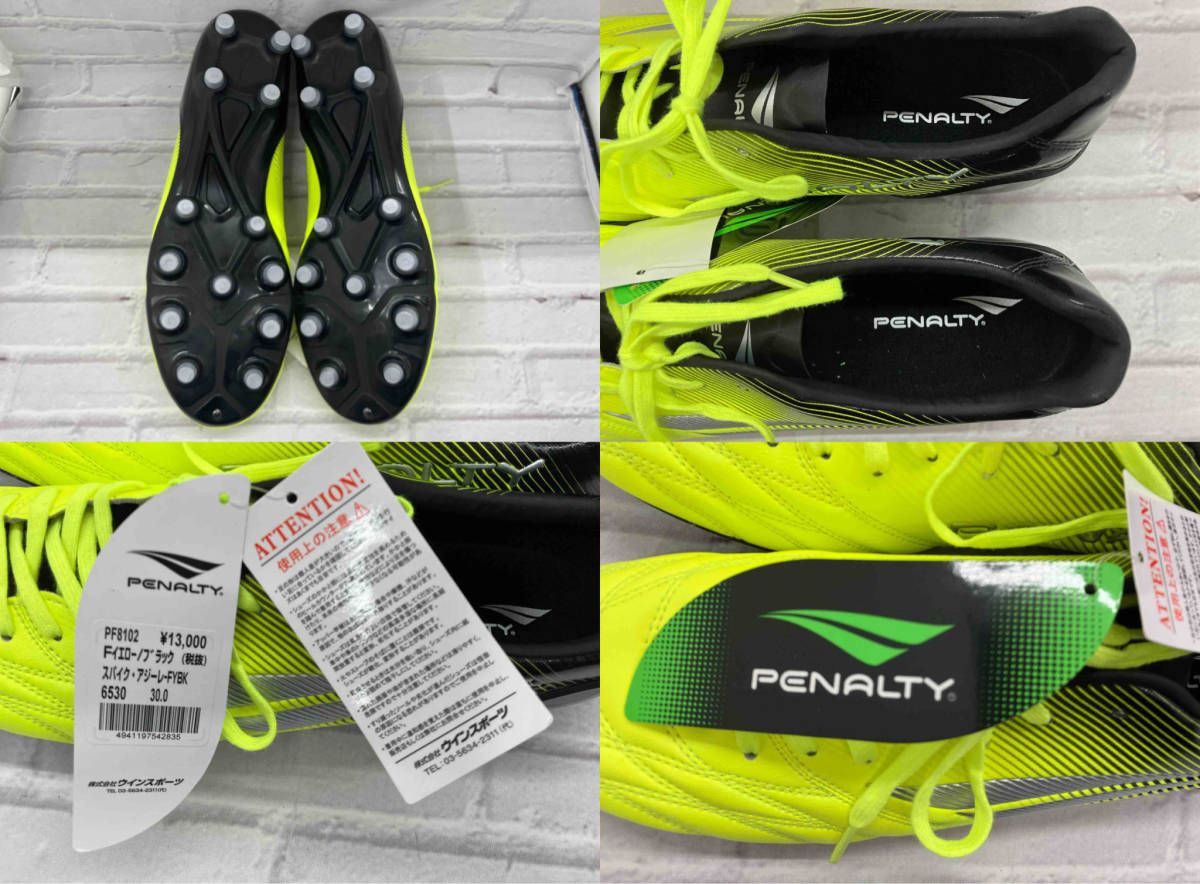 Penalty 蛍光イエロー サッカーソックス25～27センチ