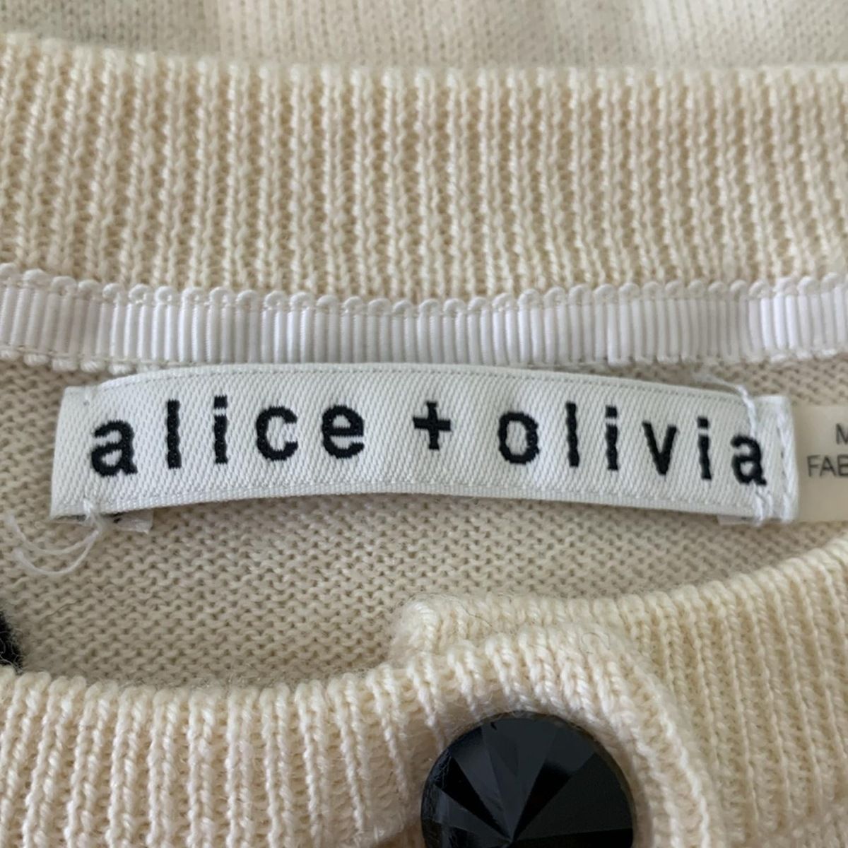 美品　alice + olivia サングラス柄　カーディガン 美品 alice + olivia サングラス柄 カーディガン Alice + Olivia