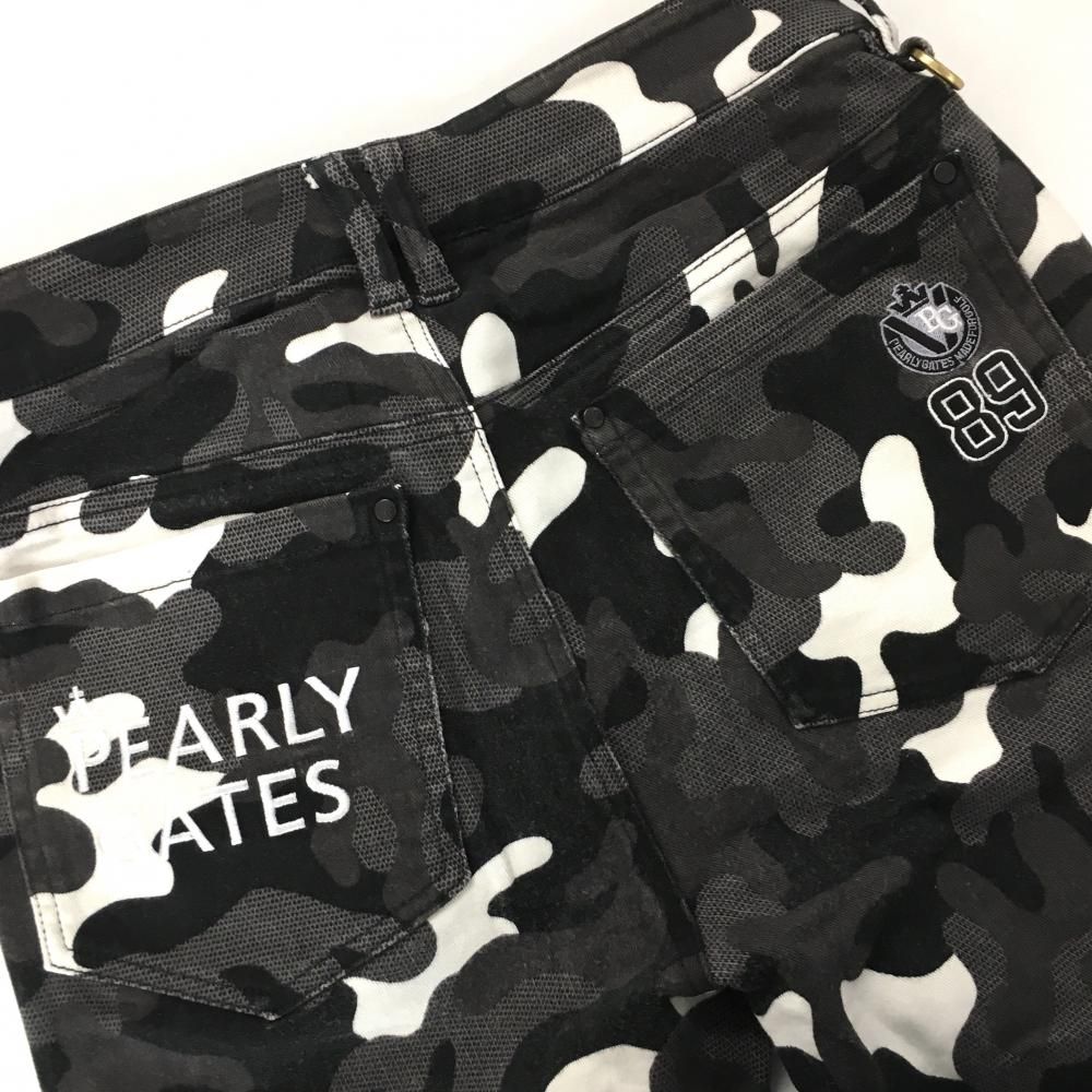 ☆値下げ☆パーリーゲイツ パンツ グレー×白×黒 迷彩 30周年
