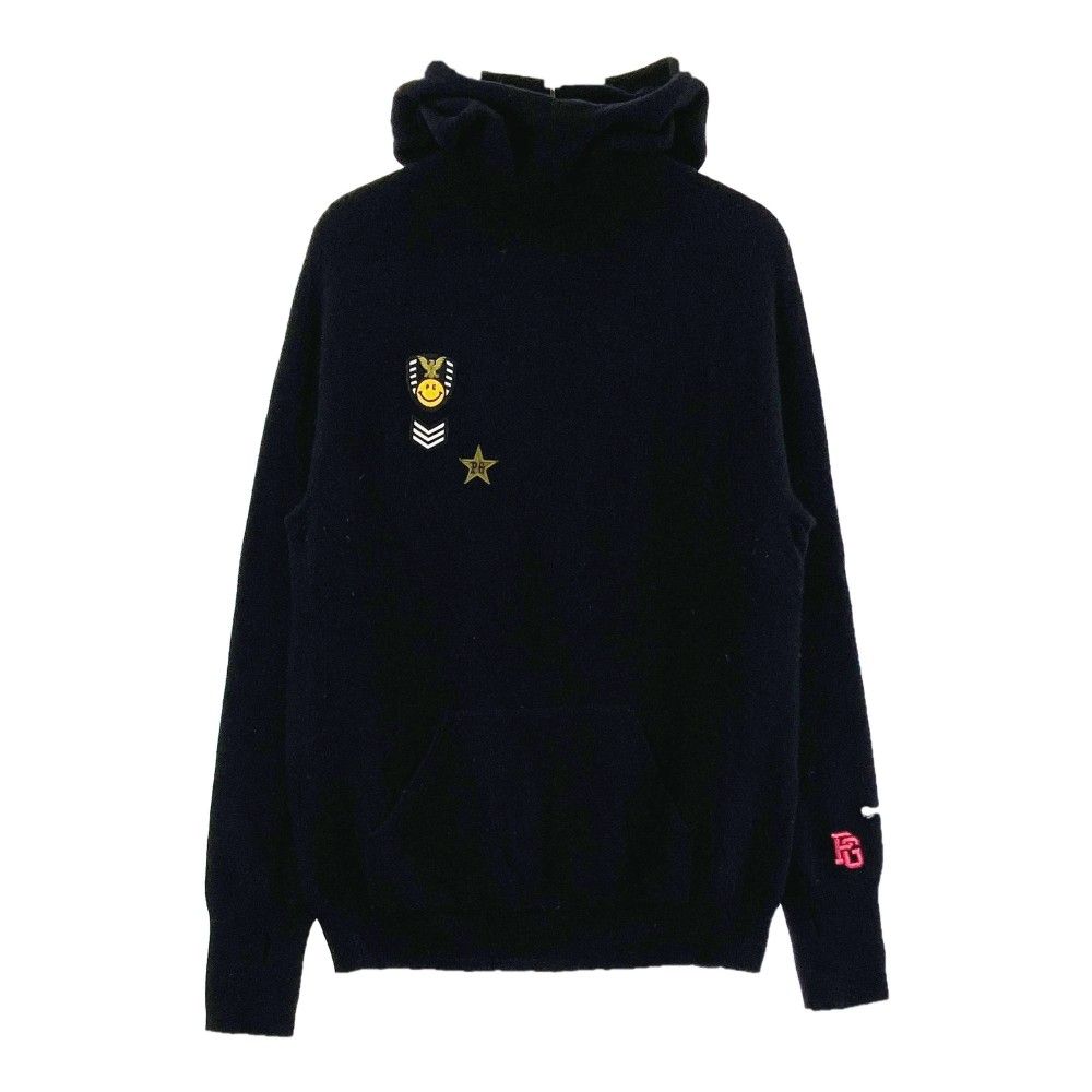 パーリーゲイツ☆カシミヤ混ニット フード付きニット パーカーニット ニコちゃん PEARLY GATES パーリーゲイツ カシミヤ混ニットパーカー ニコちゃん