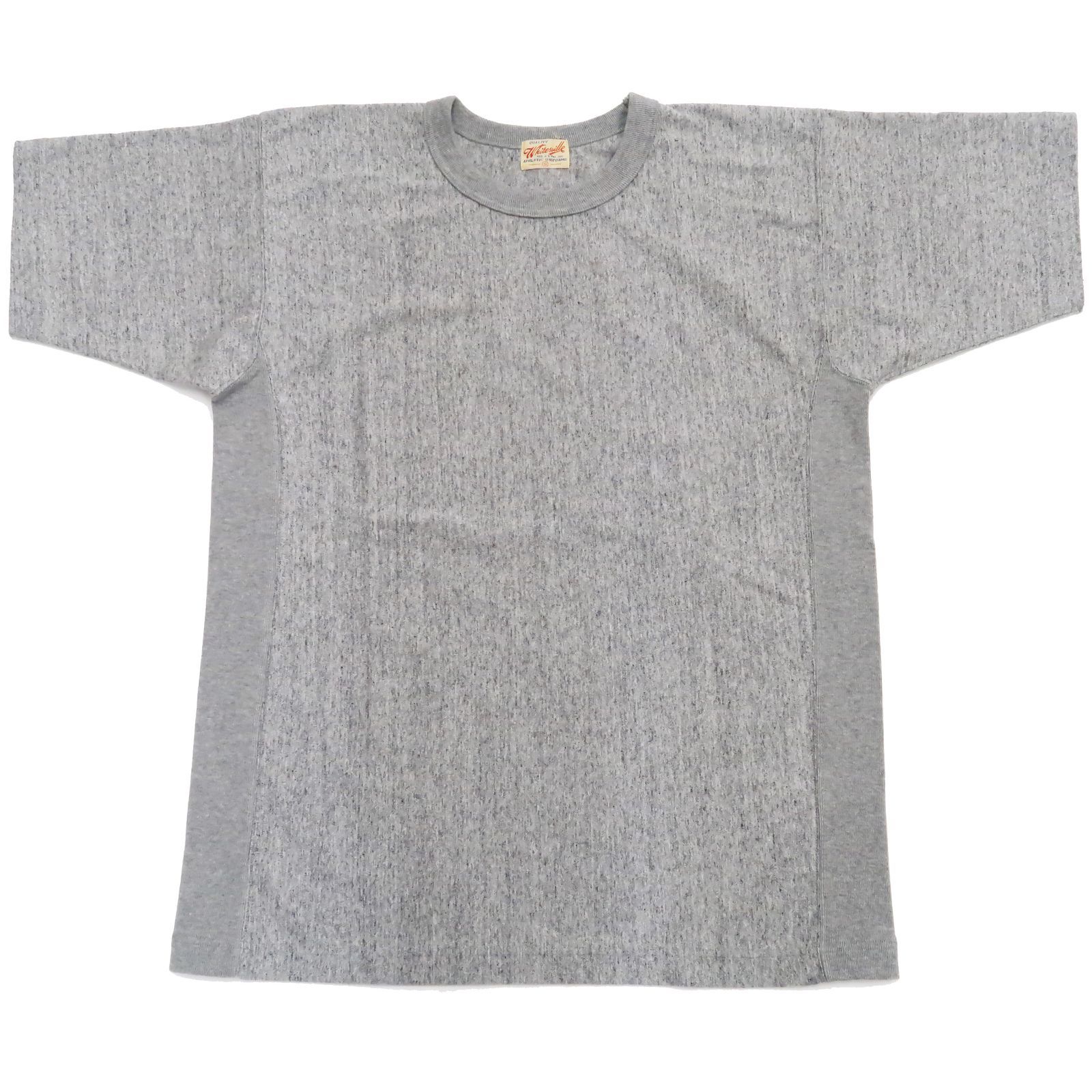 ホワイツビル Whitesville 無地 Tシャツ サイドリブ使い WV78930 東洋エンタープライズ メンズ 半袖tee tシャツ 113ヘザーグレー 新品  