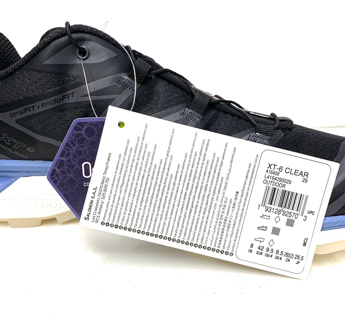 サロモン SALOMON XT-6 CLEAR 416409 メンズ靴 スニーカー ロゴ