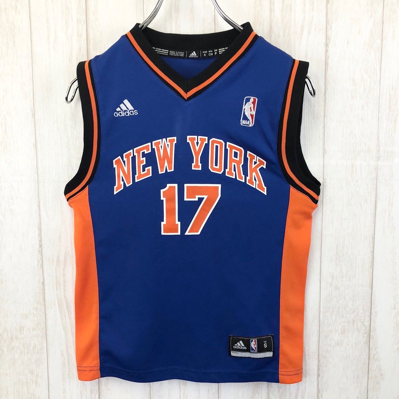 adidas アディダス NBA ニューヨーク ニックス KNICS バスケ ゲームシャツ ユニフォーム タンクトップ