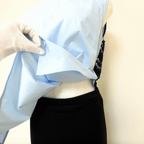 snc ヨーコチャン YOKO CHAN リック REYC ワンピース 36 水色 黒