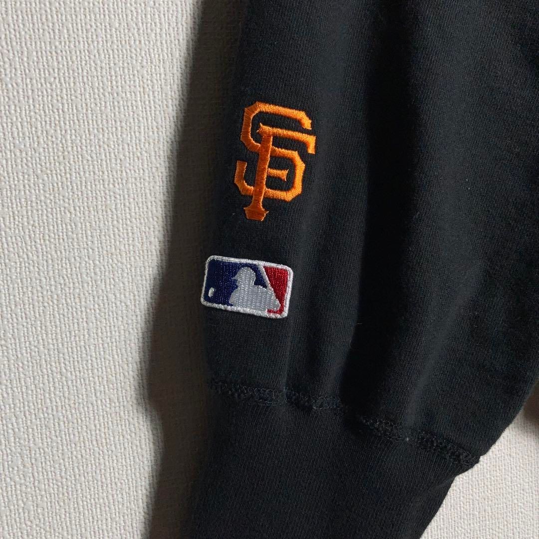 美品】FTC スウェット 刺繍ロゴ GIANTS MLB 黒 L - メルカリ