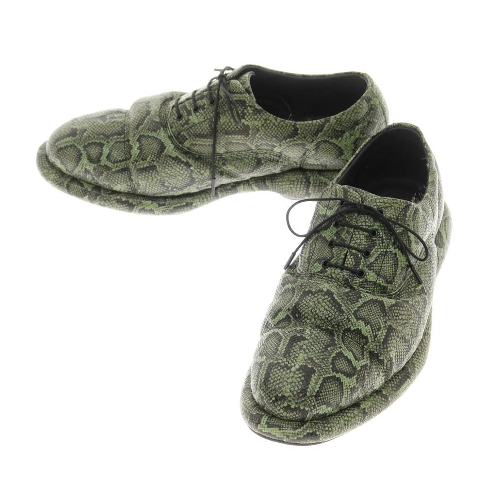 【中古】マーティンローズ MARTIN ROSE × CLARKS 2024年春夏 THE OXFORD1 レザー ドレスシューズ グリーンxブラック【サイズ7.5】【メンズ】