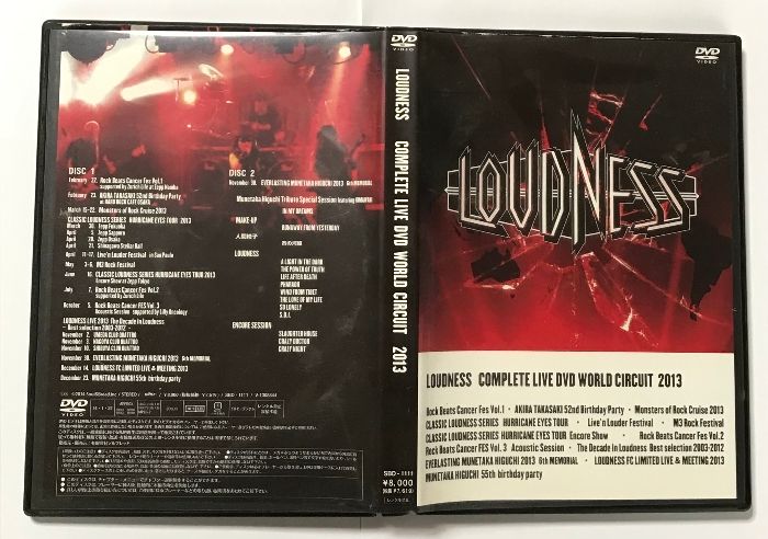 LOUDNESS COMPLETE LIVE DVD WORLD CIRCUIT 2013 ラウドネス 二