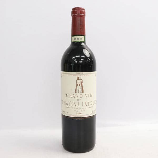 CHATEAU LATOUR（シャトー ラトゥール）1986 12.5％ 750ml ※キャップ