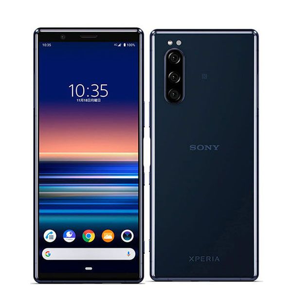 901SO Xperia 5 ブルー SIMフリー 本体 ソフトバンク Aランク スマホ ソニー エクスぺリア 901sobl8mtm
