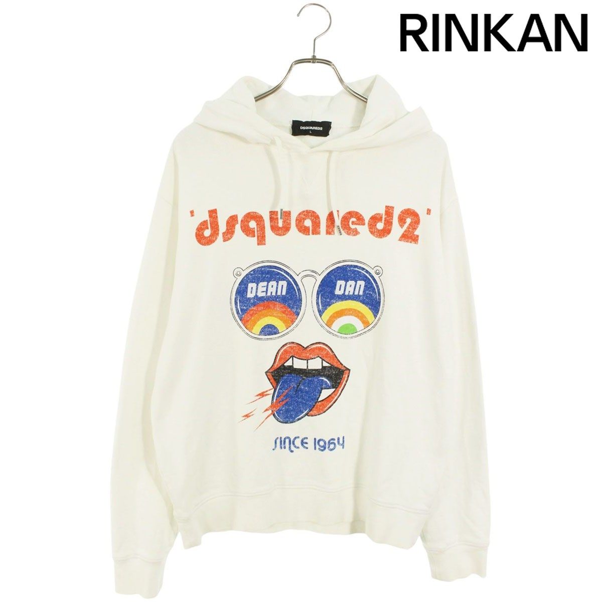 【関税込】◆DSQUARED2 ディースクエアード◆プリント パーカー 関税込】新作◇DSQUARED2 ディースクエアード◇ロゴ パーカー (D