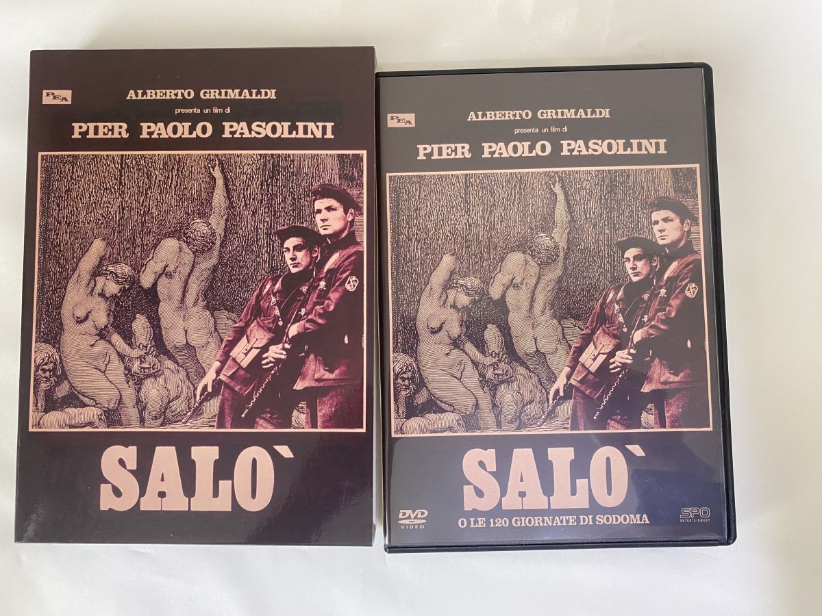 パゾリーニ ソドムの市 オリジナル全長版 パオロ ボナチェリ エスピーオー DVD