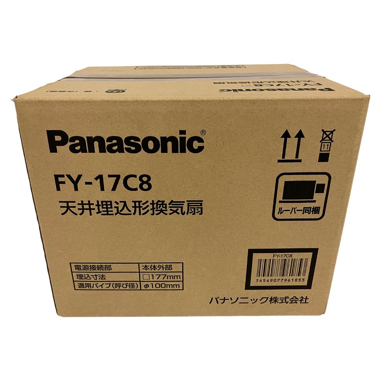 パナソニック 天井埋込形換気扇 Panasonic FY-17JDK8 住宅設備 ルーバー別売り  /92432在(換気扇)｜売買されたオークション情報、yahooの商品情報をアーカイブ公開 - オークファン 冷暖房、空調