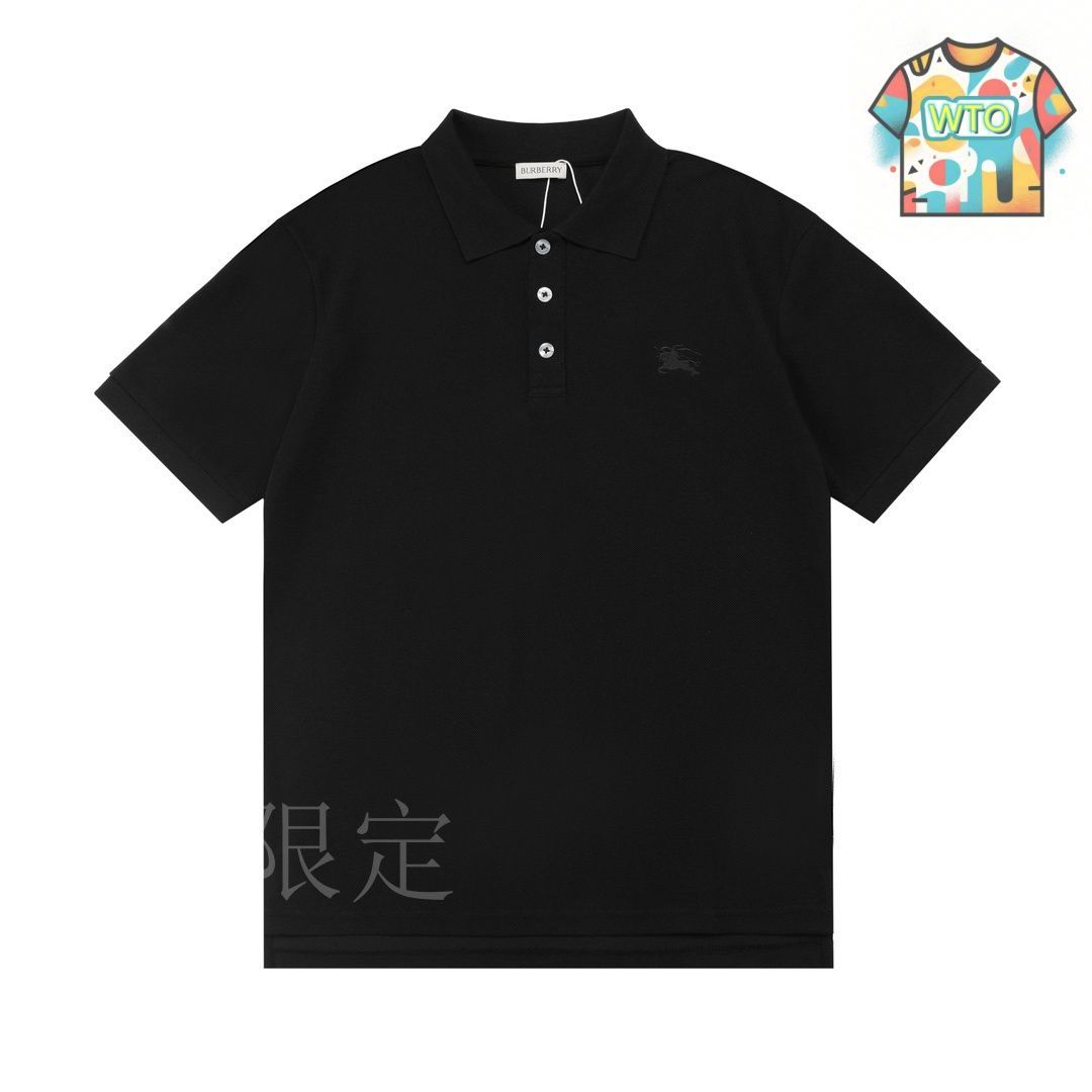今日WTO】Burberry 2025 ユニセックス 黒 刺?戦馬 logo