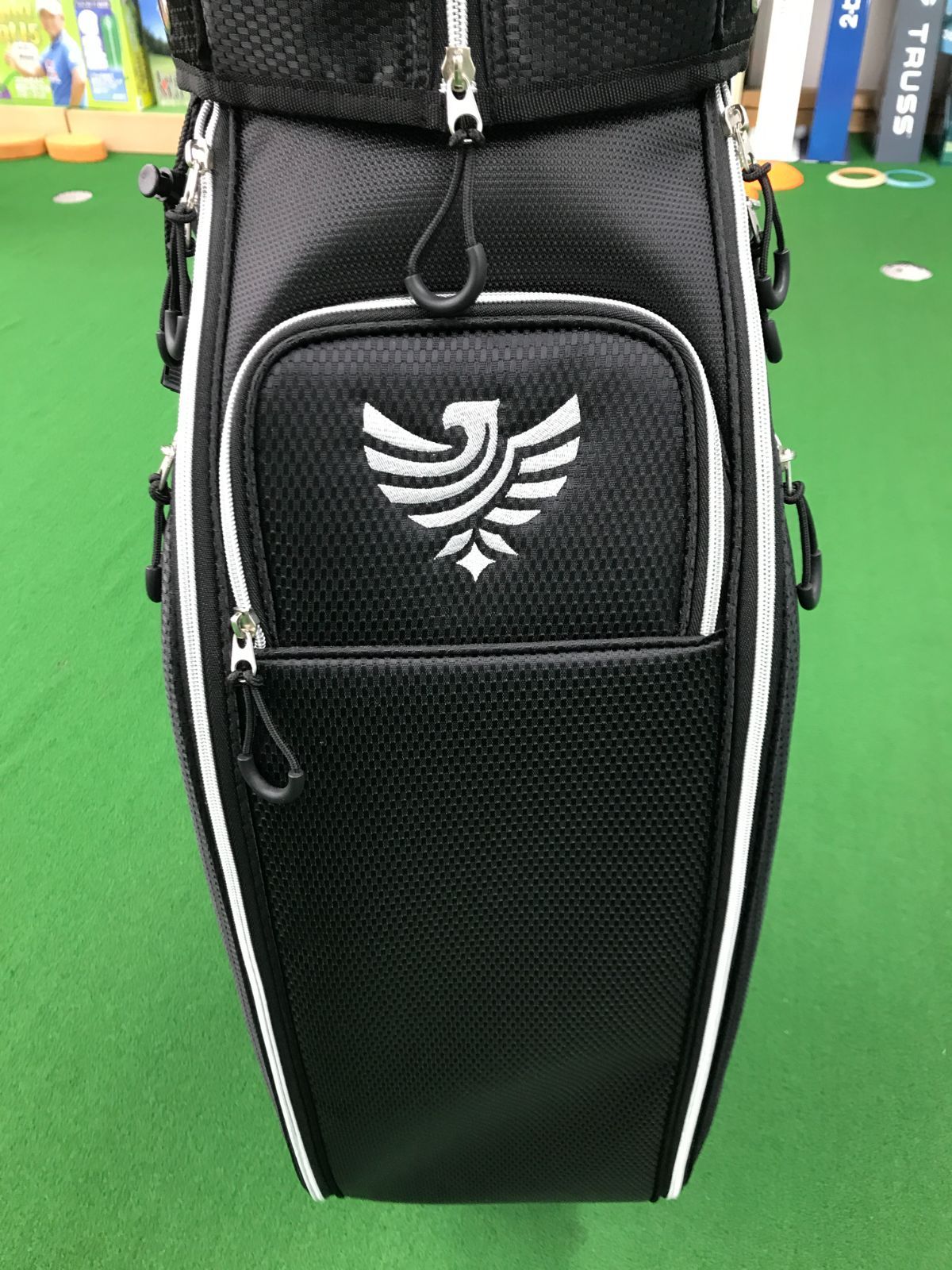 福*助様 【美品】グラインドワークス　 ゴルフキャディバッグ 黒 福*助様 【美品】グラインドワークス ゴルフキャディバッグ 黒