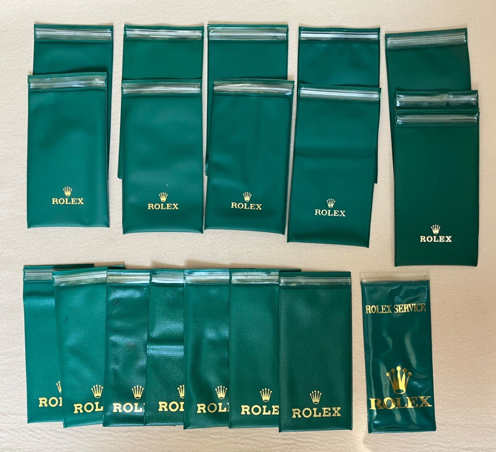 ROLEX グリーン 時計ケース セット Rolex ロレックス 時計携帯ケース 4点セット