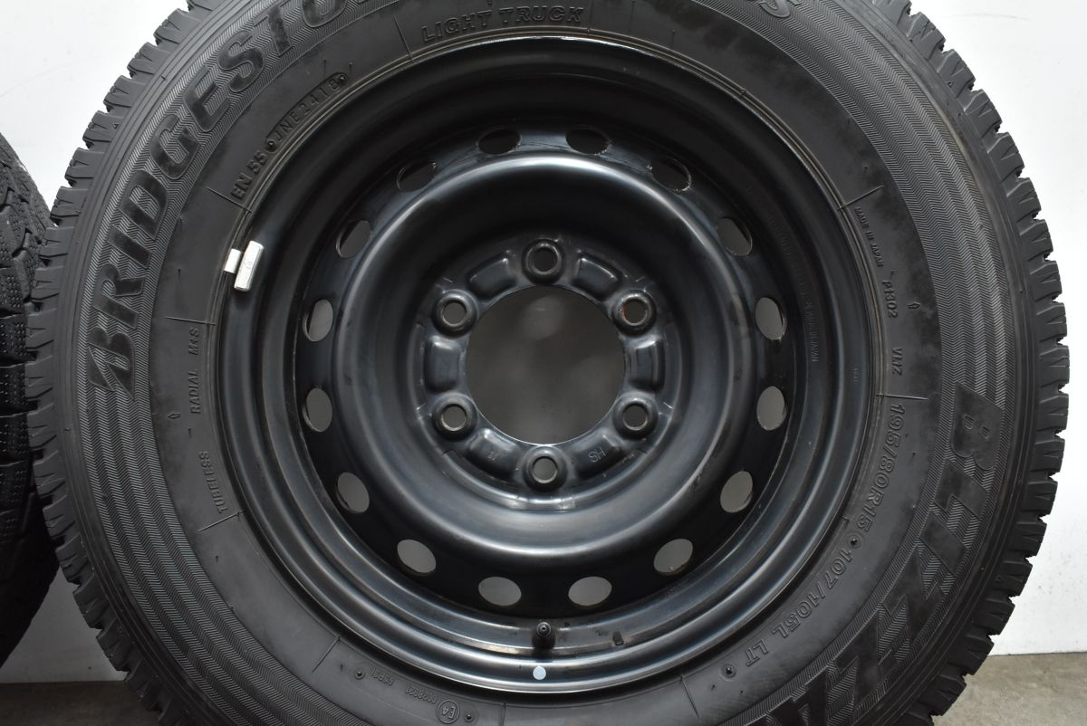 バリ溝】トヨタ 200 ハイエース 純正 15in 6J +35 PCD139.7