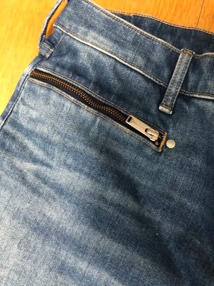 GU アンダーカバー コラボ ジッパー ダメージ デニムパンツ デニム L