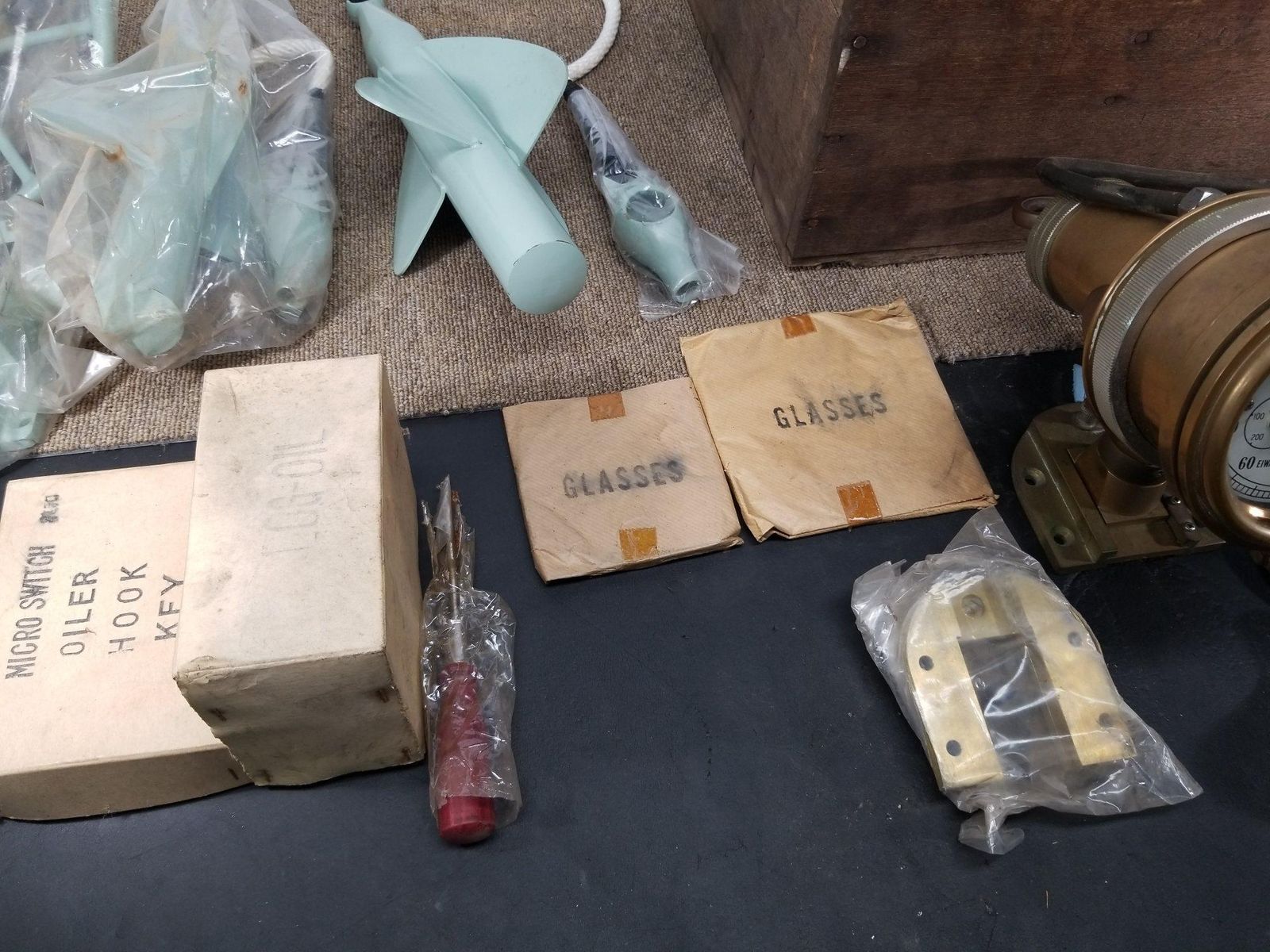 船舶 曳航測程儀 (パテント・ログ) 船舶 速度計 未使用美品