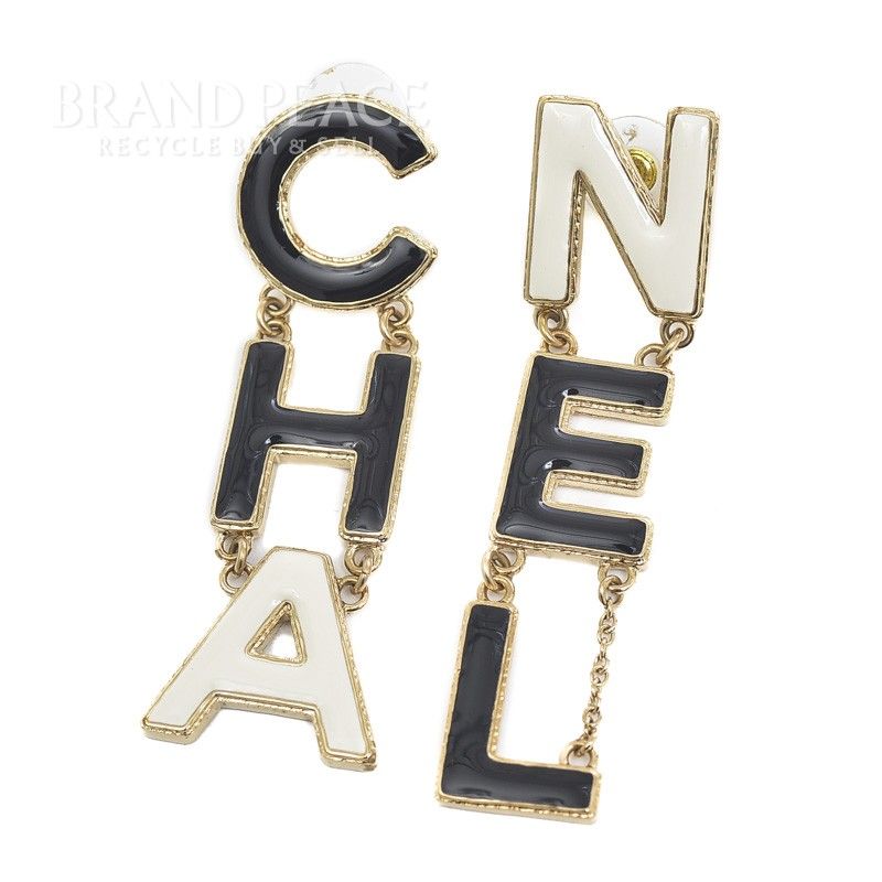シャネル CHANEL ピアス ゴールド トランスペアレント メタル