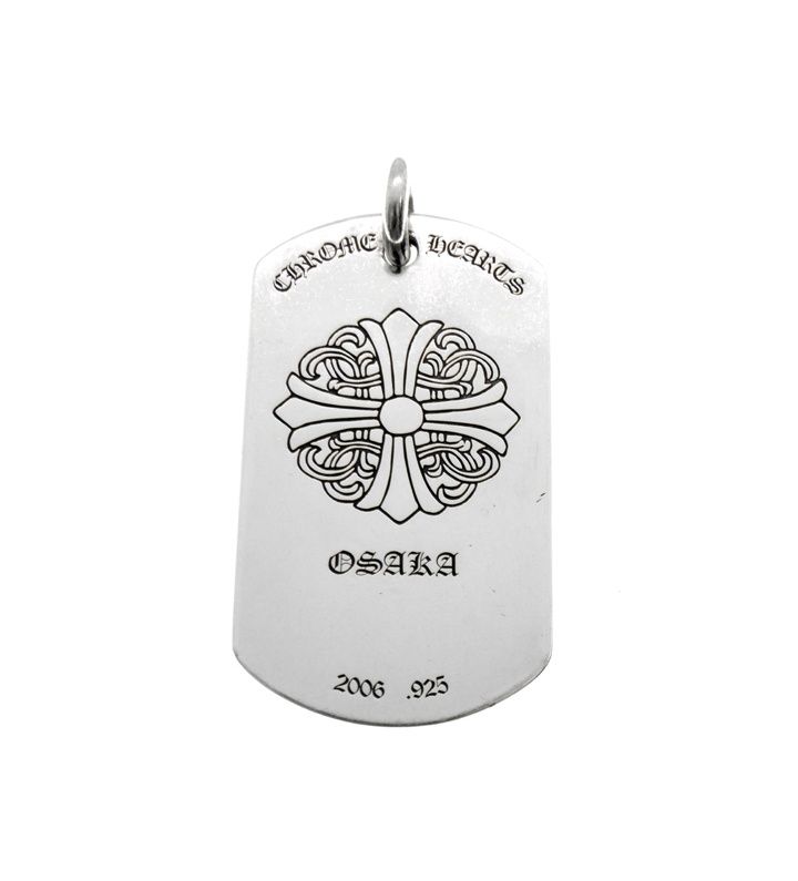 激レア クロムハーツ L&T ドッグタグペンダントラージ クロムハーツ CHROME HEARTS 【 D TAG LRG LTD 】 大阪限定