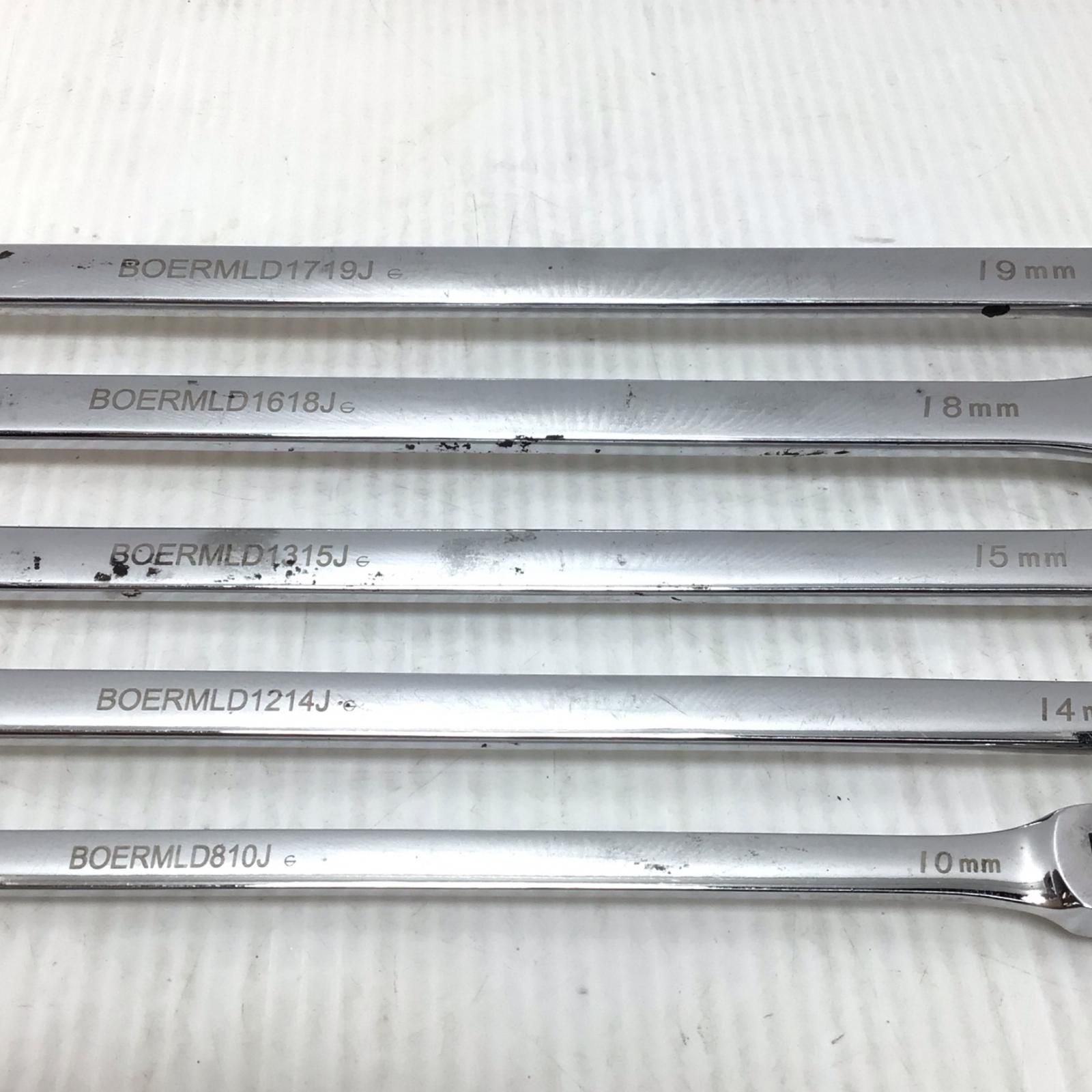 ΘΘBlue Point ハンドツール フレックスギアレンチセット 程度B 5本セット 使用感有 BOERMLD810J~1719J HRDEVELOPMENT_JP