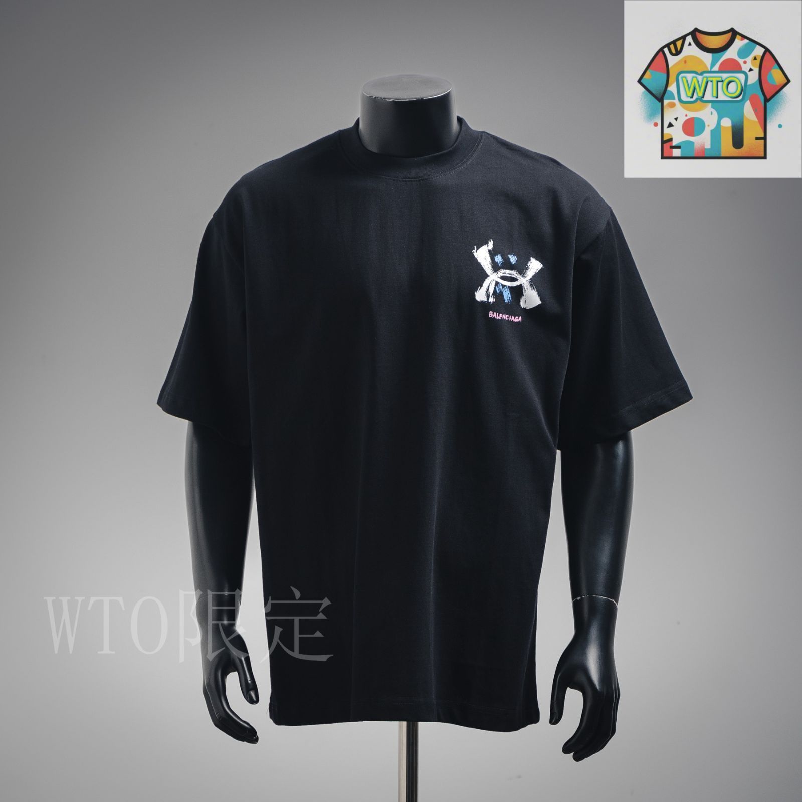 【完売必至】バレンシアガ 思わず目を引くかっこいいＴシャツ 完売必至】バレンシアガ 思わず目を引くかっこいいTシャツ