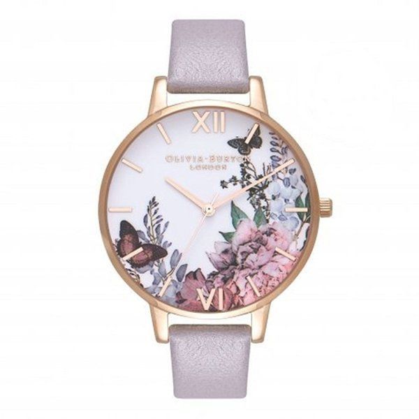 オリビアバートン OLIVIA BURTON 腕時計 アフター ダーク グレーライラック＆ローズゴールドル OB16WG34