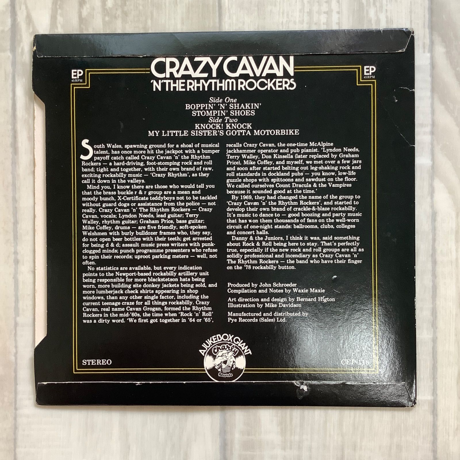 ◇洋楽 【Crazy Cavan 'N' The Rhythm Rockers】1979年発売 『My