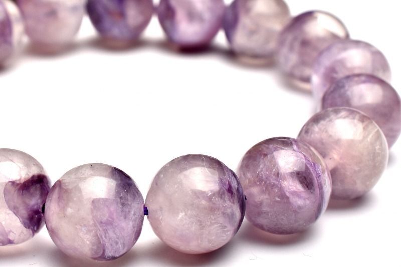 １点物 シリカたっぷり エンジェルシリカ チャロアイト 12mm ブレスレット パワーストーン 天然石 _MA7808