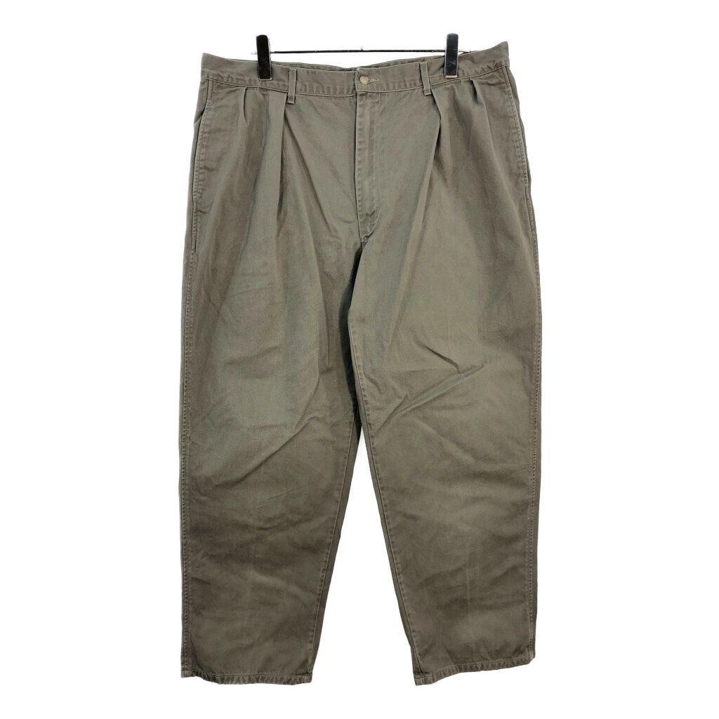 90年代 Polo by Ralph Lauren ポロ ラルフローレン 2タック チノパンツ 大きいサイズ ポロチノ メンズ W40 L30 古着 V5899