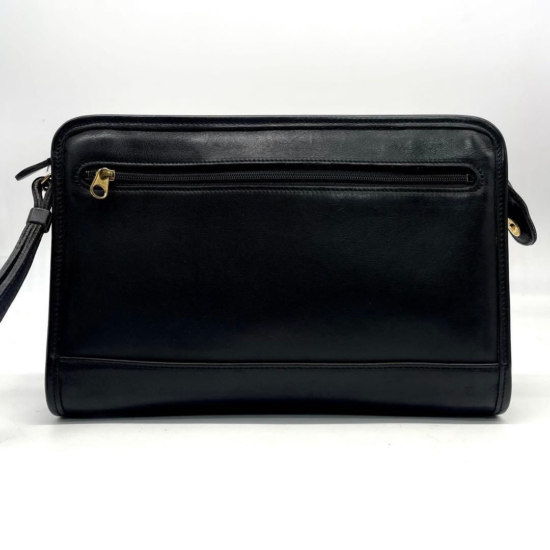 OLD COACH コーチ 9833 クラッチバッグ セカンドバッグ グラブタンレザー ブラック