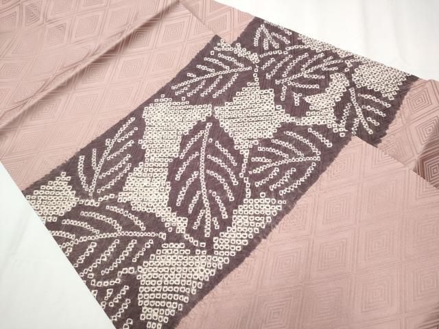 平和屋着物●九寸名古屋帯　絞り　舞葉文　正絹　逸品　CAAY2634hy 平和屋着物○九寸名古屋帯 絞り 舞葉文 正絹 逸品 CAAY2634hy