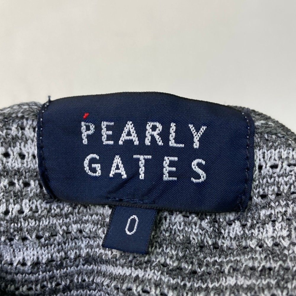 サイズ：0 PEARLY GATES パーリーゲイツ 2023年 ニット セーター  ネイビー系 [240101433527] ゴルフウェア レディース ストスト 即決】PEARLY GATES パーリーゲイツ ウール ニット セーター