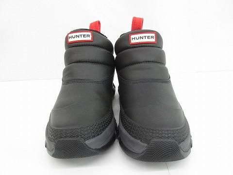 ハンター インシュレーテッド スノー アンクル ブーツ UK4 約23cm ブラック 黒 レディース