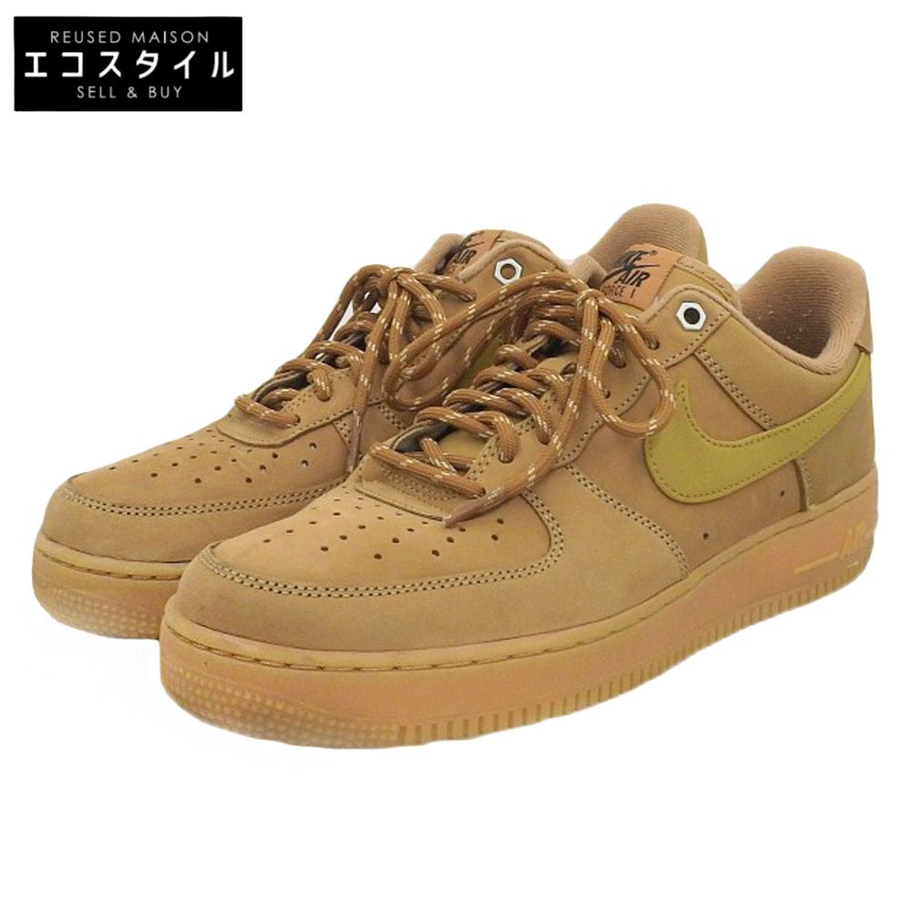 NIKE ナイキ 美品 NIKE ナイキ エアフォース1 07 WB スエード スニーカー メンズ キャメル 26.0cm CJ9179-200 8(US)