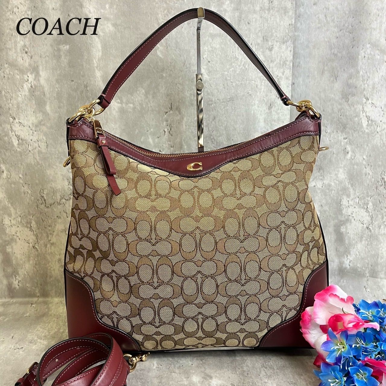 ✨良品✨COACH コーチ 2way ショルダーバッグ トートバッグ 