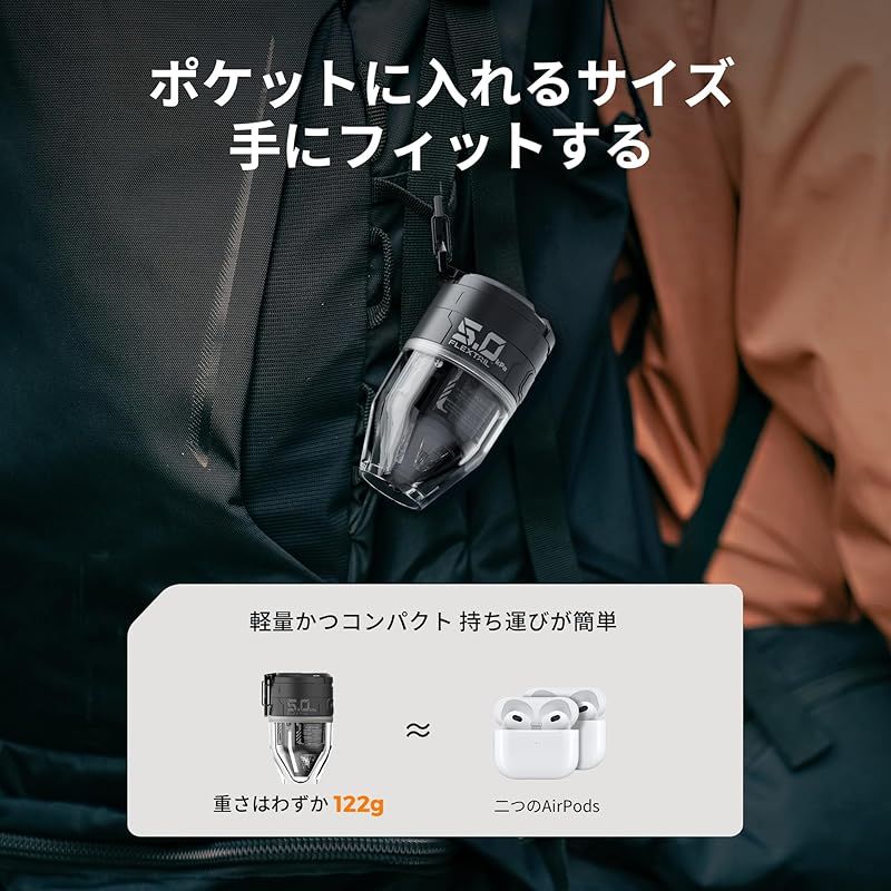 照明ライト付き