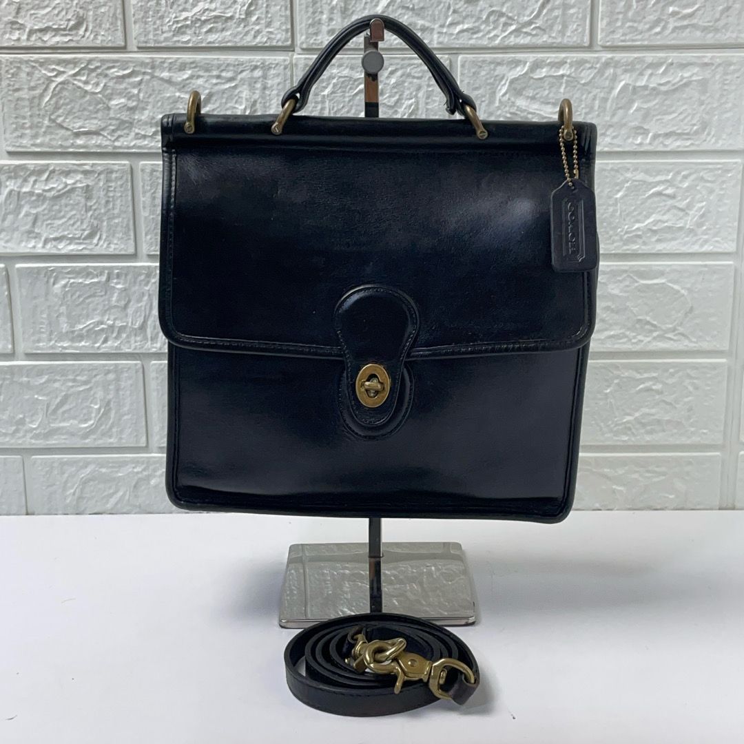 【オールドコーチ】希少 ビジネスバッグ ウィリス 2way USA製 ブラック Coach オールドコーチ ウィリス ビジネスバッグ 2way ターン