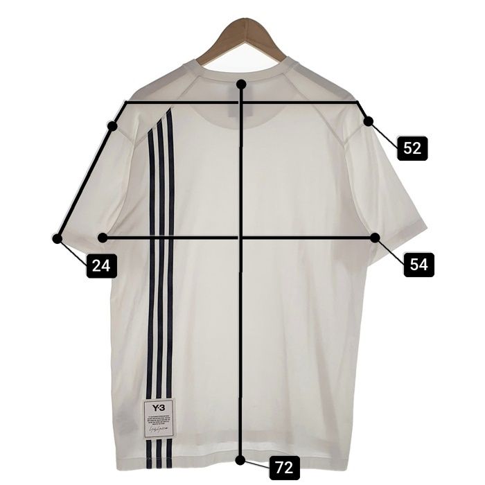 Y-3 ワイスリー YOHJI YAMAMOTO 3 STP SS TEE ストライプ 半袖