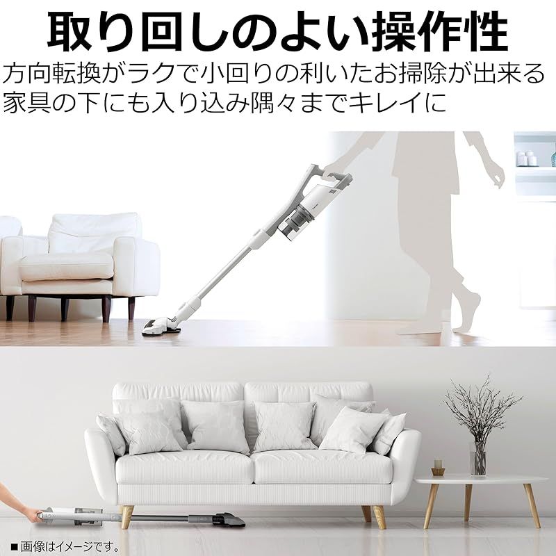 TOSHIBA 東芝 掃除機 コードレス スティック掃除機 一人暮らし 軽量 お手入れ簡単トルネオ VC-CL21Z-W 標準質量2.2Kg 1 WWW_KANDAIZUMI_COM
