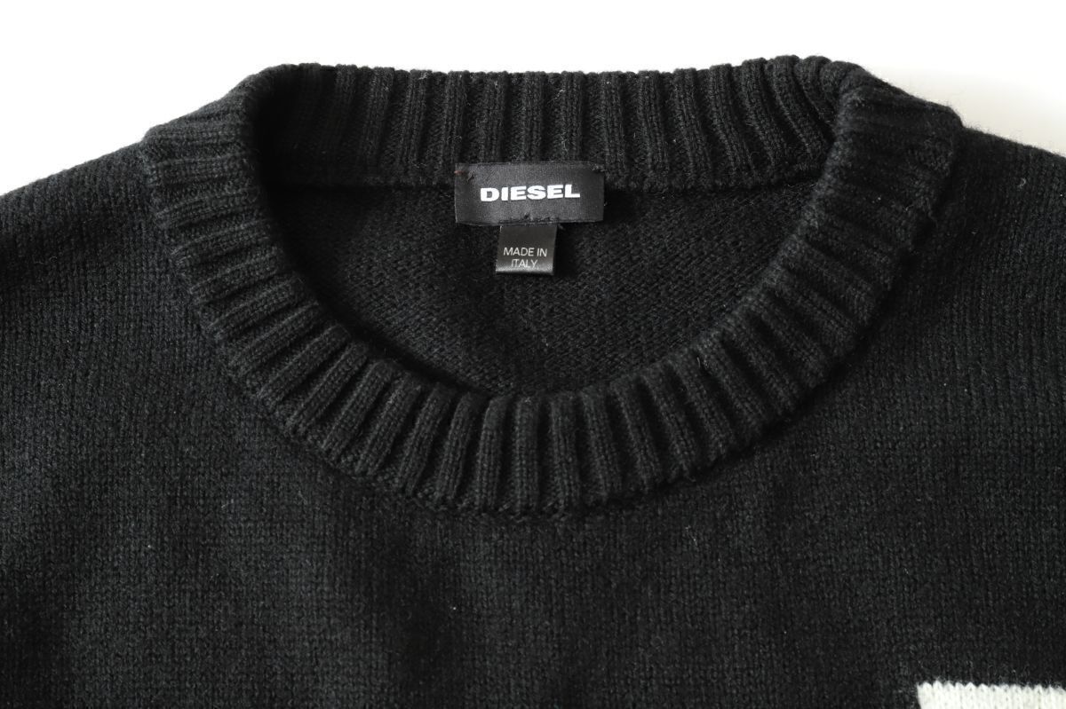 古着☆DIESEL ディーゼル☆ジャイアントアイコン ロゴオーバー