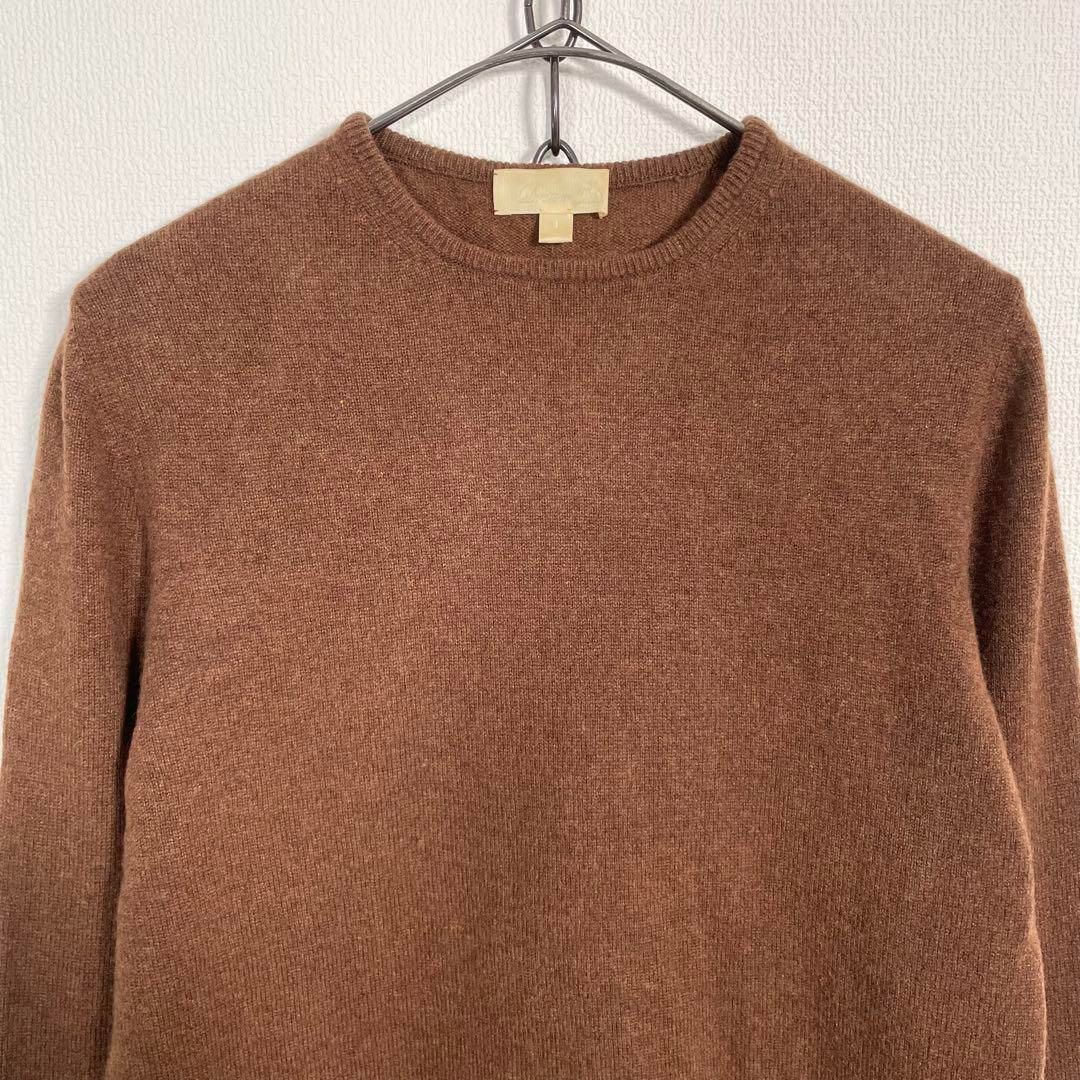 Drawer ドゥロワー 16G天竺ニット ブラウン 茶色 定価41,800円 Drawer ドゥロワー 16G天竺ニット ブラウン 茶色 定価41,